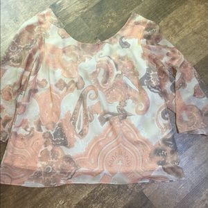 EUC  2-pc. “Dressy” 18W peach and cream